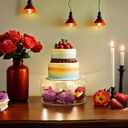 3Pcs Acrylic Cake Display Stand 6'' 8'' 10'' Round 3 Tier Clear Cylinder Cake Box for Wedding Birthday Party Decor(6 / 8 / 10 Inch)