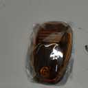 5x Amber Roof Cab Marker Light Clearane LED Running Top Marker Light Roof Running Light Clearance Light LED Trailer Marker Light w/Chrome Bezel Front Rear Tail Clearance Turn Signal Indicators