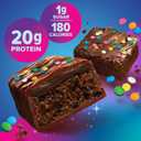 Pure Protein Galactic Brownie Protein Bars 20g Protein, 3g Sugar, 190 Calories (12 count) Low Sugar* High Protein Snack - Gluten Free - Perfect for a Healthy Snack (EXP 05/29/27)