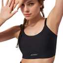 Chest Binder, Binder Bras for Women, Transgender FTM Binder Trans, Adjustable Breast Binder Swim Traceless Underwear (Medium, Black)