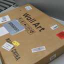 Cuspin Boho Framed Mountain Forest Landscape Wall Art, 3 Piece Bohemian Canvas Prints, Modern Nature Wall Art for Living Room, 3 Count, 16x24 Inch