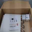 Oneach 27.75 Table Lamps Set of 2, Gold Modern Bedside Lamp with LED Night Light, USB A+C, Glass Lamps for Living Room, Bedroom, Nightstand, Office, End Table (2 Bulbs Included)