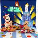 Pop Up Birthday Card, Music & Lights Birthday Card, Blow Out Candles Happy Birthday Cards, Funny Dog Birthday Cards for Boys, Girls, Men, Women, Husbands, Wife and Dog Lover