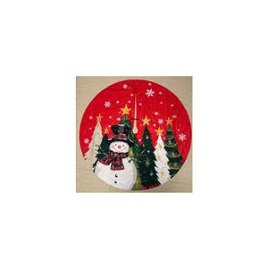 Christmas Tree Skirt, 48 Inch Christmas Decorations Red Soft Tree Skirt