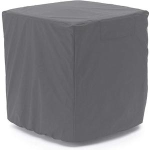 STARTWO Air Conditioner Cover Heavy Duty Waterproof Durable for Outdoor Elastic Bottom for Secure Fit Year Around Protection -Gray W24inD24inH30in (24x24x30 inch)