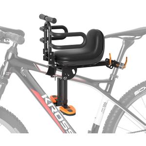 Child Bike Seat, Kids Bike Seat with Guardrail, High Seat Cushion Backrest Mountain Bike Child Bike Seat, Bicycle Child Safety Seat for Children from 1 to 3 Years Old