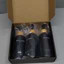 Black Shampoo and Conditioner Dispenser Set by Brighter Barns - Body Wash, Shampoo Dispenser for Shower with Pump - Refillable Plastic Shower Soap Dispenser for Bathroom Decor in Home, Airbnb (Black)