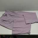 FUNYYZO Wide Leg Pants Women's High Elastic Waisted in The Back Business Work Trousers Long Straight Suit Pants (X-Large, 006# Purple (Thin))