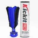Kickit | The Original Birdie Soccer PRO Trainer | Play Outdoors, Indoors or Backyard, Beach or Tailgate, All Ages Fun & Travel Friendly (Black & Red)