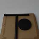 Happyyami Stainless Towel Stand Weighted Base Countertop Towel Hanger for Bathroom and Compact Design for Easy Organization and