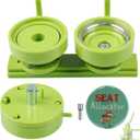 Happizza Button Maker Mold 2.25 inch/58mm, Interchangeable Die Mold Button Maker Mould Suitable for Slide Rail Button Maker Machine Pin Maker Machine Button Press