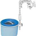 Intex Deluxe 800 GPH+ Wall-Mounted Swimming Pool Surface Automatic Skimmer (OS)