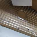 Sink Bottom Grid 29-1/2" X 15-9/16", Centered Drain with Corner Radius 3/8", Sink Protector