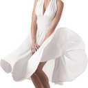 Marilyn Monroe Costume Dress (10-12, White)