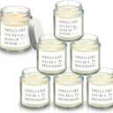 6 Pcs Bridesmaid Proposal Gifts Maid of Honor Candles, Smells Like You're a Bridesmaid Candles Gifts Natural Soy Wax for Friend Wedding(White)