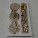 Set of 12 French Gold Taper Candle Holders Bulk Candlestick Holders, Decor Candle Stick Candle Holder for Table or Mantel Centerpiece, Wedding, Dinning, Party Home Decor