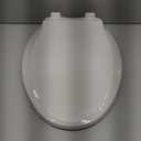 JINGZE Elongated Toilet Seat Slow Close, Quiet Toilet Seat Cover with Never Loosen Durable Toilet Seat Lid Easy to Install & Clean, Polypropylene (PP), White