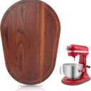 Bamboo Mixer Slider Compatible with Kitchen aid Bowl Lift 5-8 Qt Stand Mixer - Kitchen Countertop Storage Mover Sliding Caddy for Kitchen Aid 5-8 Qt Mixer (5-8 Qt - Brown)