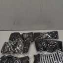 BLUEENJOY Copper Compression Socks for Women & Men (6 pairs) - Best Support for Nurses, Running, Hiking, Recovery (Large-X-Large, 02 Black)