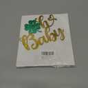 2 x St.Patrick Theme Oh Baby Cake Topper, Baby Shower/Baby Baptism/Gender Reveal Party Decorations Supplies