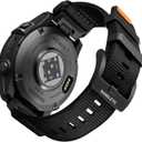 Compatible with Garmin Instinct Watch Bands - Tactical Military Rugged Nylon Sport Quick Fit 22mm Watch Band for Fenix E/8/7/6/5/Forerunner 965/955/945/935/745/Epix 2/Approach S70/S62/S60 (Black)