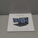 Transparent Case with Keyboard for iPad Air 13 Inch (M3/M2, 2025/2024), iPad Pro 12.9 Inch (6/5/4/3 Gen),7-Color Backlit,Magic Wireless Keyboard, 360Rotating,with trackpad,Pencil Holder,White