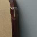 Vintage Arch Scalloped Rectangle Framed Pin Board Linen Display Bulletin Board Large Fabric Picture Memo Decorative Pinboard for Xmas Gift Wall Office(Rectangle,20'' X 30'',Dark Brown)