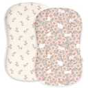 Baby Lounger Cover for Boys and Girls, Soft Breathable Polyester Cover, Fits Most Lounger Pillows, Cute Patterns, Durable and Machine Washable (Bunny Garden, Envelope)