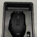 Redragon M810 Pro Wireless Gaming Mouse, 10000 DPI Wired/Wireless Gamer Mouse w/Rapid Fire Key, 8 Macro Buttons, 45-Hour Reliable Power Capacity and RGB Backlit for PC/Mac/Laptop (Black)