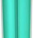 Double Wall Skinny Acrylic Tumbler 16 Oz, with Straws (Mint)