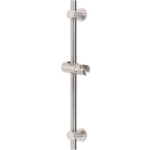 NearMoon Shower Slide Bar with Height/Angle Adjustable Handheld Shower Holder, Bathroom SUS 304 Stainless Steel Shower Head Holder for Bath (Adhesive, Brushed Nickel)