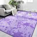 FlyDOIT Large Area Rugs for Living Room Bedroom, 7x10 Ft Tie-Dyed Beige Ultra Soft Comfy Thickened Memory-Foam Indoor Carpets, Cozy Modern Floor Rug for Boys Girls Playroom Dorm Nursery Home Dcor