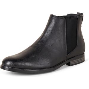 Amazon Essentials Men's Slip On Chelsea Ankle Boot, Black, Size 9