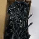 40FT 120 LED Christmas Lights Outdoor, Warm White Christmas String Lights with 8 Modes & Waterproof, Connectable Plug in Christmas Tree Lights for Indoor Bedroom Yard Holiday Decorations