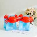 Arm Floaties for Kids - Cute Cartoon Pool Arm Floaties Armbands Inflatable Swim Floaty PVC Arm Floats for Kids 3-5-6-12 Years (Blue crab)