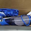 Cordless Pool Vacuum with Telescopic Pole, 18.5 GPM Powerful Suction, 1.5H Supercharge Technology, Handheld Pool Vacuum Cleaner for Above Ground/Inground Pools, Hot Tubs, Blue