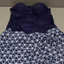 Yonique Womens Underwire Tankini Swimsuits with Skirt Two Piece Bathing Suits Tummy Control Swimwear S