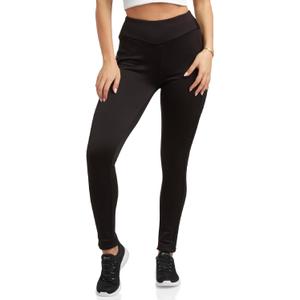 Spyder Womens Leggings - Soft Fleece Leggings with Pockets for Women High Waisted Yoga Pants Workout Gym Activewear (Large, Black)