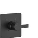 Replacement for Delta 13/14 Series Shower Trim Kit, Compatible with Delta R10000 Valve Tub Shower Faucet Set, Black Shower Head and Handle Set, Matte Black (Cartridge and Valve Not Included)