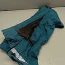 Winter Waterproof Dog Snowsuit Full Body Outdoor Jacket with Leash Ring, Fleece Lining, Windproof Reflective 4-Leg Dog Coat for Small to Large Dogs Teal Blue (M (Back Length 13.5")