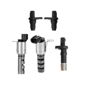 Engine Variable Valve Timing (VVT) Solenoid with Camshaft &Crankshaft Position Sensor Compatible with Toyota Avalon Camry Corolla Lexus CT200h Replace 15330-0T010 90919-05060 19204624