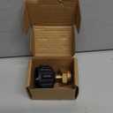 Propane Refill Adapter for 1 lb. Tanks, Propane Adapter Fill 1lb from 20lb, LP Gas Cylinder Tank Coupler Fits QCC1 / Type1 Propane Tank and 1 lb Throwaway Disposable Cylinder (Black)