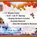 Masterpieces Puzzle Frame - Natural Wood 1000 Piece Puzzle Frame, Easel Back - Unisex Adult (19.25" x 26.75")