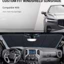 Pigenius Windshield Sun Shade for 2017-2022 Kia Sportage. Front Window Sunshade with Storage Bag