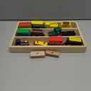Wooden Train Set 12 PCS - Train Toys Magnetic Set Includes 3 Engines - Toy Train Sets For Kids Toddler Boys And Girls - Compatible With All Major Brands - Original - By Play22