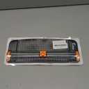 Firbon Black A5 Paper Cutter, Straight Small Paper Trimmer with Side Ruler for Scrapbooking Craft, Paper, Coupon, Label, Cardstock