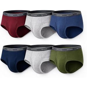 Fruit of the Loom Men's Breathable Cotton Micro-Mesh Briefs, 6 Pack - 6 Pack - Assorted X-Large