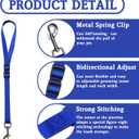 Pet Dog Grooming Loops,2 Pack Adjustable Nylon Restraint Noose Loop, Pet Grooming Arm Accessories Fixed Dog Bathing Safety Tether Straps for Pet Grooming Table Bathtub (Style 2)