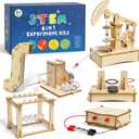 STEM Science Kits for Kids Ages 8-12, Wood Arts and Craft Kits for Boys 6-8, Wooden 3D Puzzles, STEM Toys for Boys Girls Age 8-12 5-7 8 10 12 13 14 Gift Idea