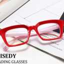 FEISEDY Retro Square Blue Light Blocking Reading Glasses Anti Glare Digital Eyestrain Reader B2479